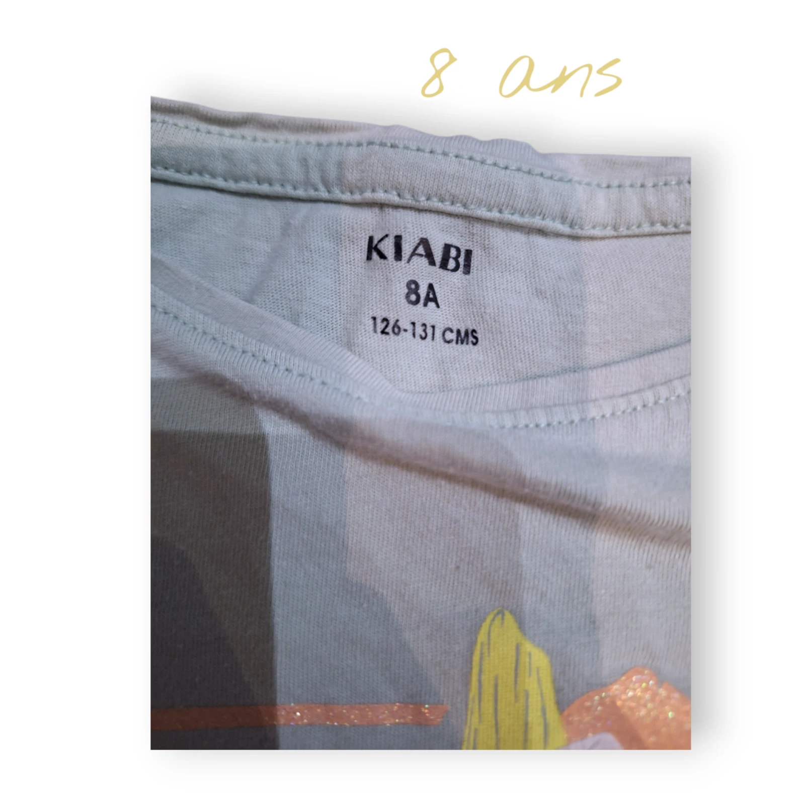 Camiseta floreada Kiabi – 8 años – photo 2